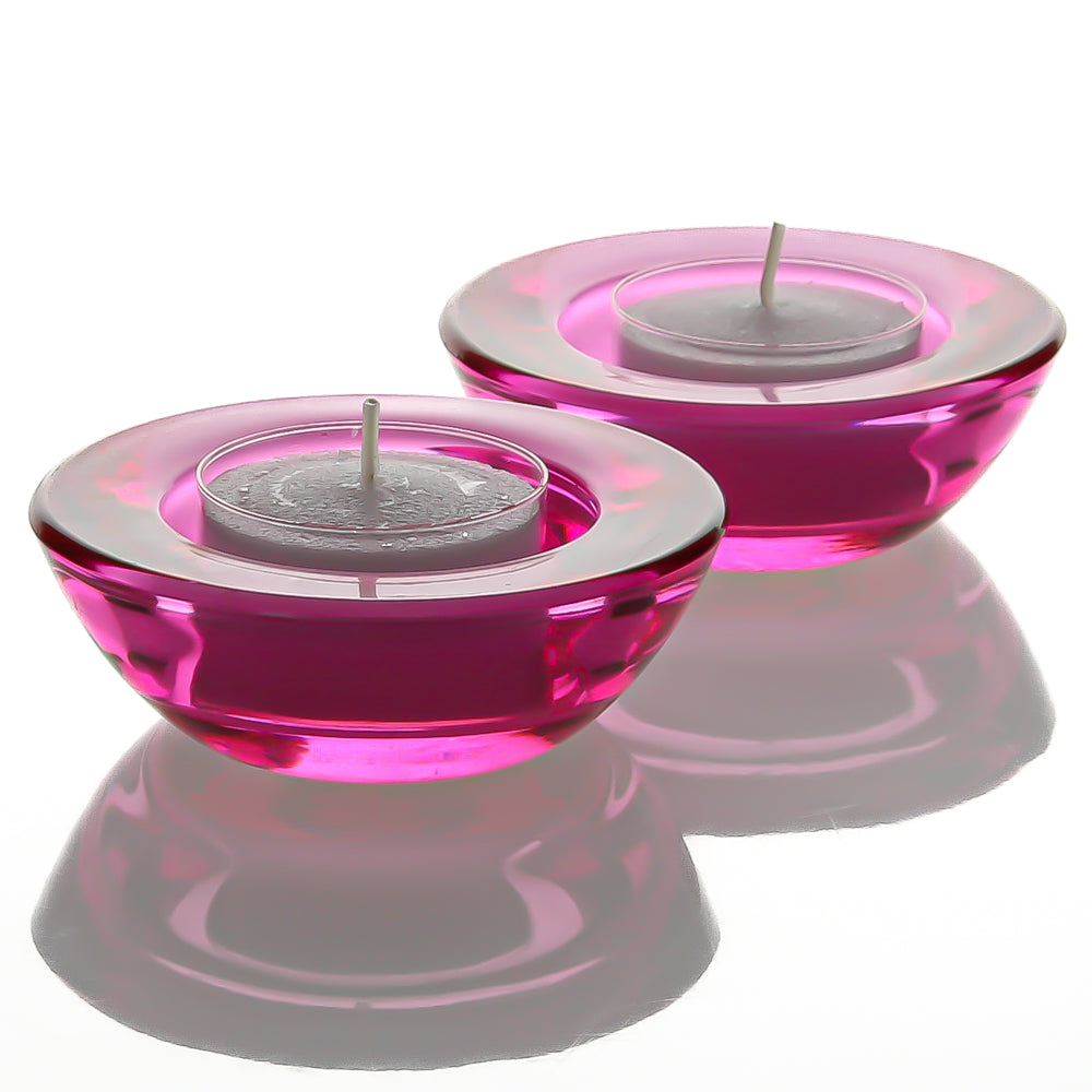 Eastland Chunky Tealight Candle Holder Pink
