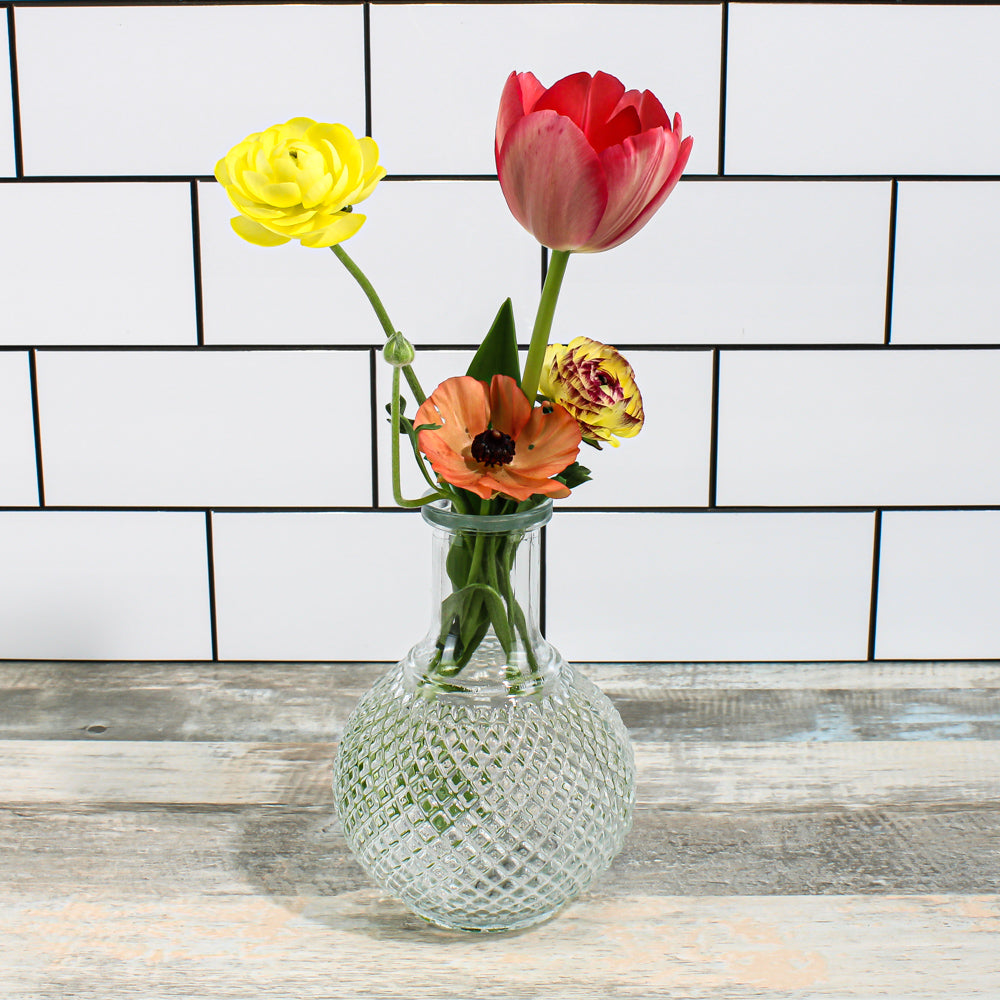 richland textured glass perfume vase set of 24| 1551_24
