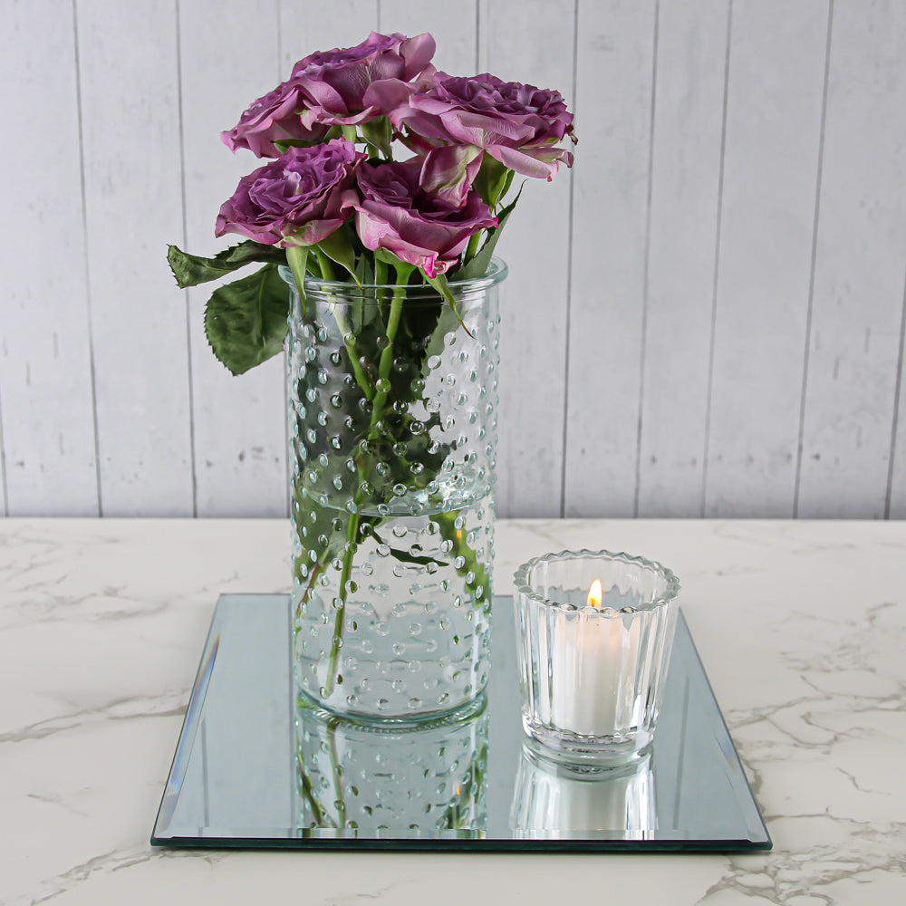 Richland Cylinder Vase Dotted Swiss Small| 1552_01