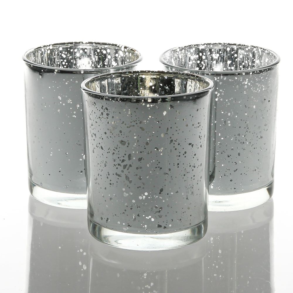 Richland Votive Holder Grande Silver Mercury Set of 72| 1577_72