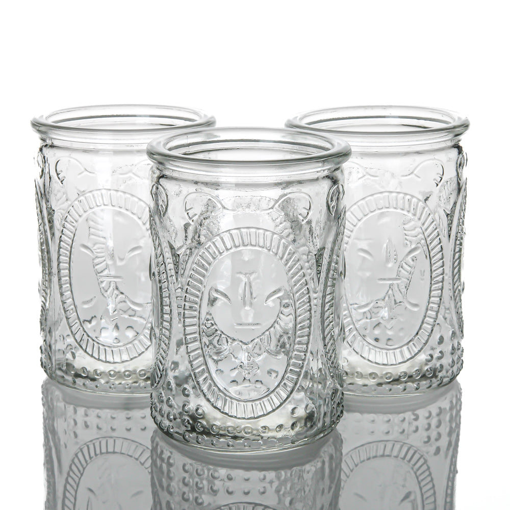 Richland Candle Holder and Vase Textured Glass Tall| 1582_01