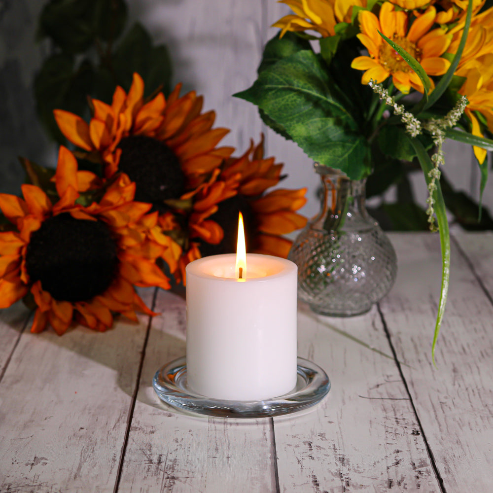 Richland Pillar Candle 3"x3" White| Pillar-...