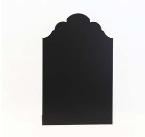 Elegant Standing Metal Chalkboard 9" x 14" Black