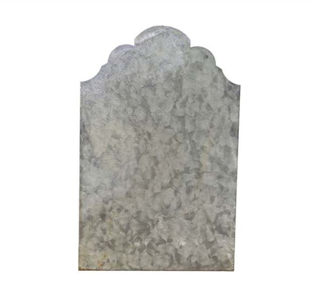 Large Metal Zinc Chalkboard Placard Sign 14x9