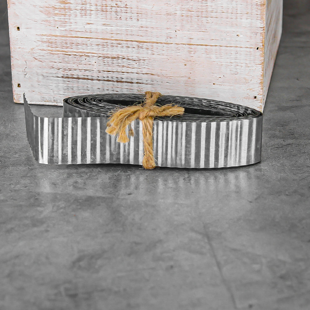 Corrugated Tin Ribbon 1in 15ft - view 2