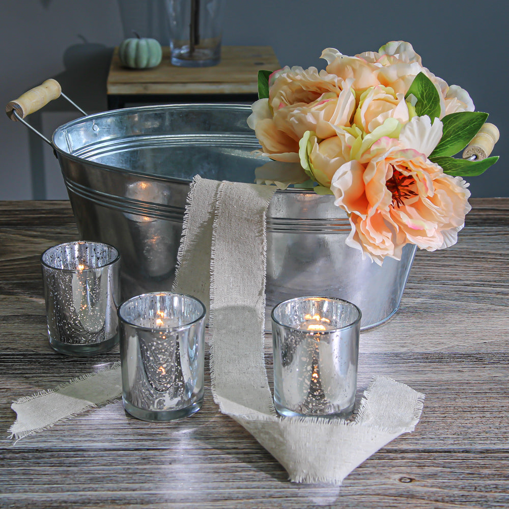 galvanized tub oval 15 inch