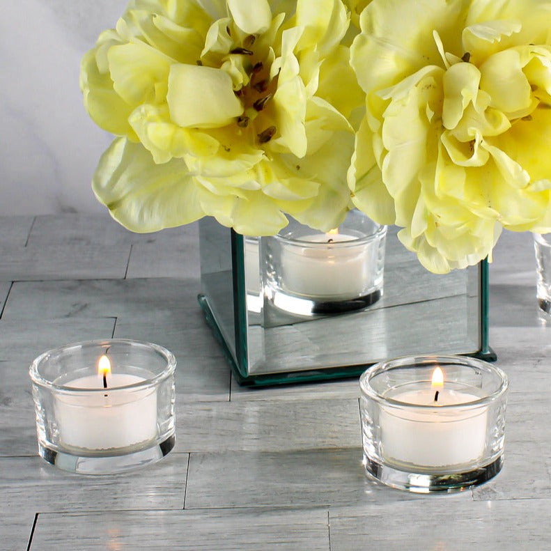 Richland Clear Cup Tealight Candles White Unscented Set of 500 - view 6