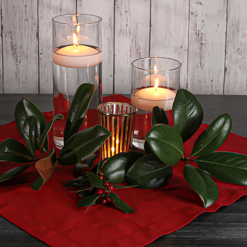 Eastland Cylinder Floating Candle Holder 3.25"x7.5" - view 2