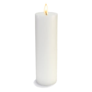 1 of 3: Richland Pillar Candles 3"x9" White