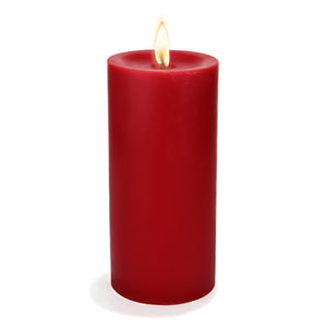 1 of 3: Richland Pillar Candle 3"x6" Red
