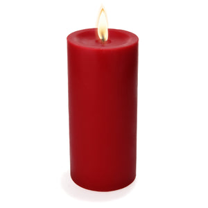 2 of 3: Richland Pillar Candle 3"x6" Red