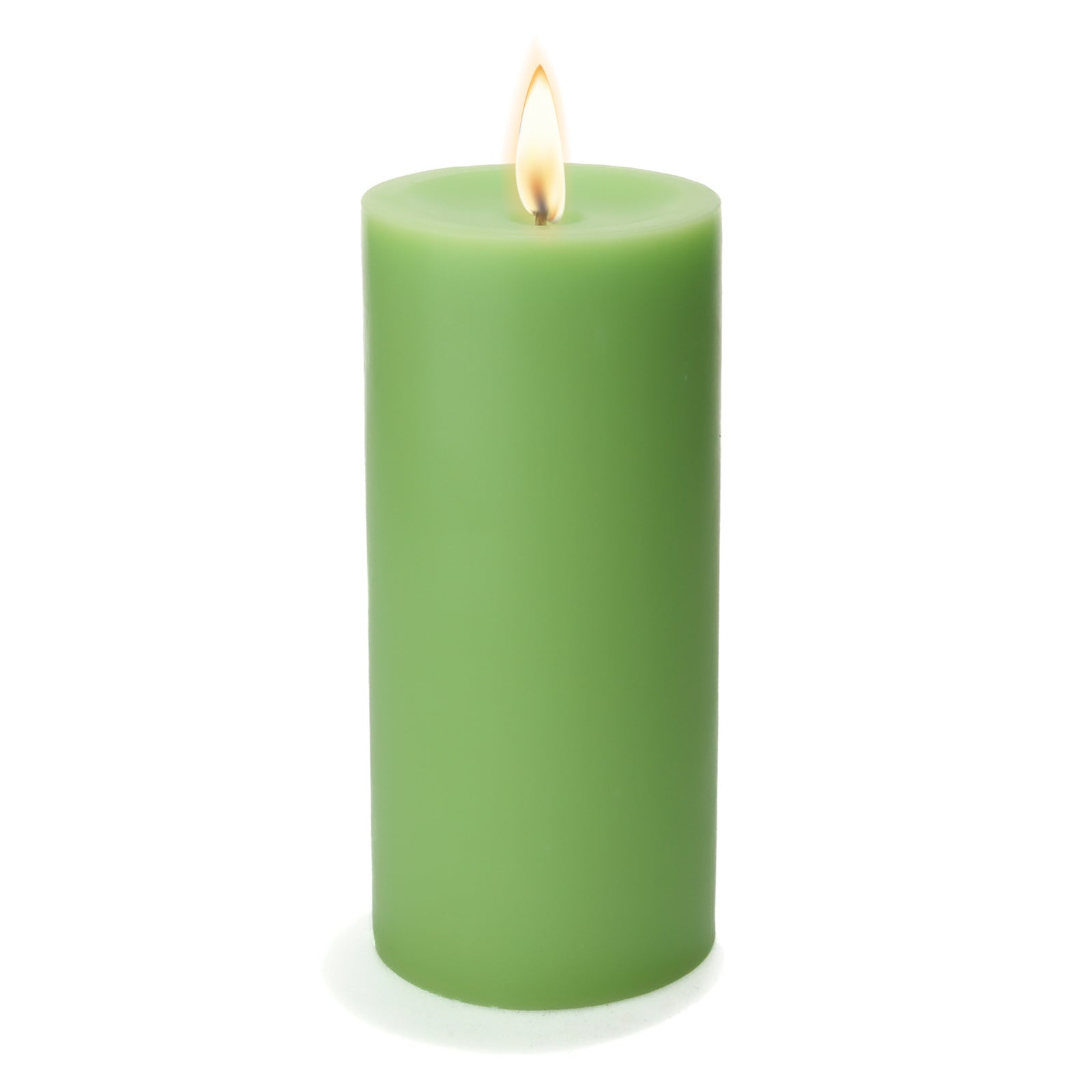 Richland Pillar Candles 3"x6" Green| Pillar-...