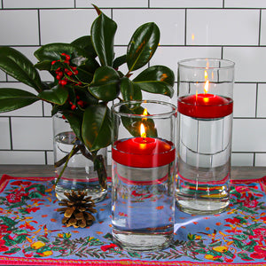 Richland Floating Candles 3" Red