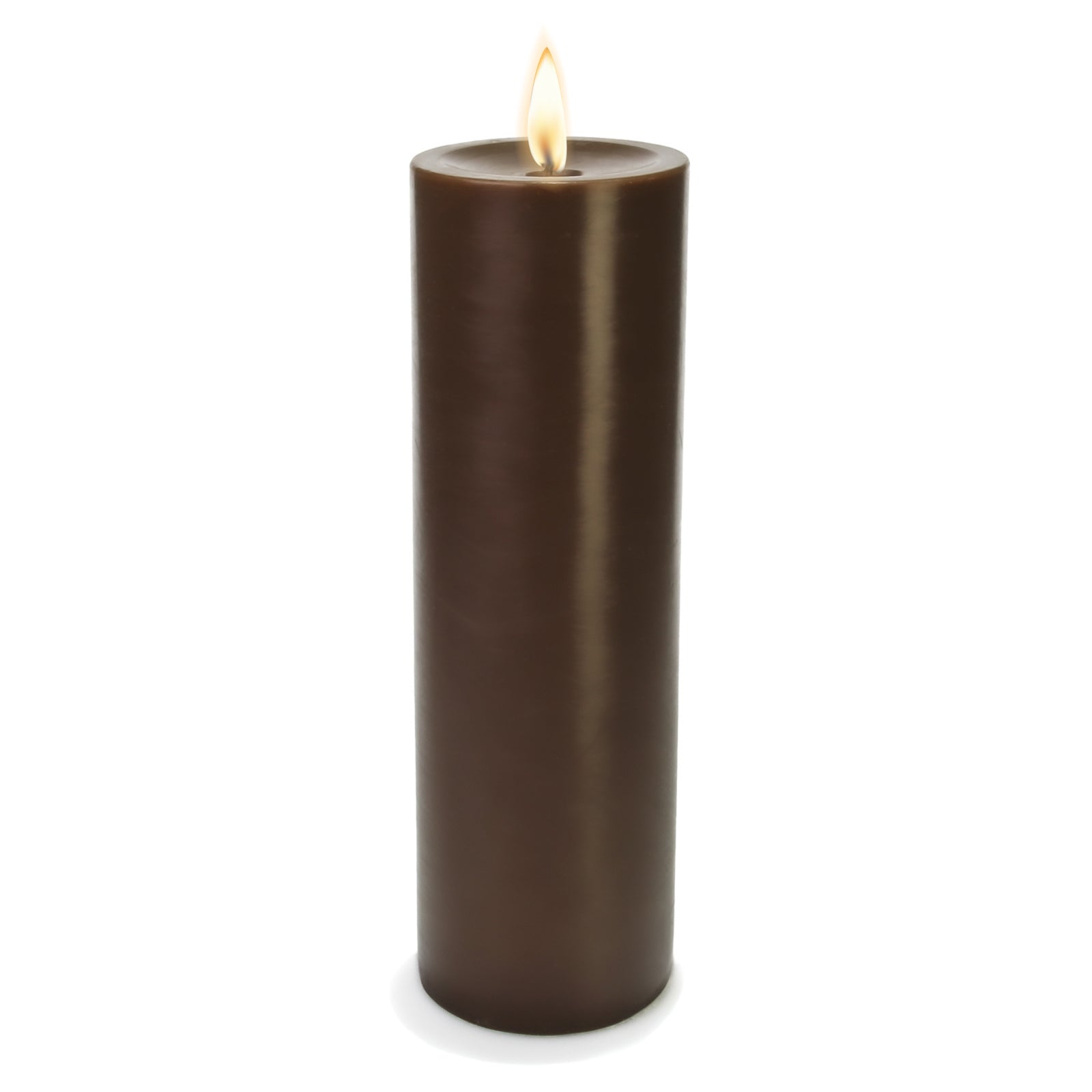 Richland Pillar Candles 3"x9" Brown| Pillar-...