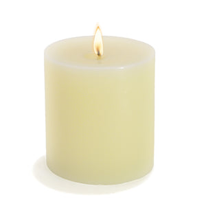 1 of 2: Richland Pillar Candles 3"x3" Light Ivory