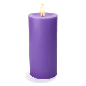 1 of 3: Richland Pillar Candle 3"x6" Lavender