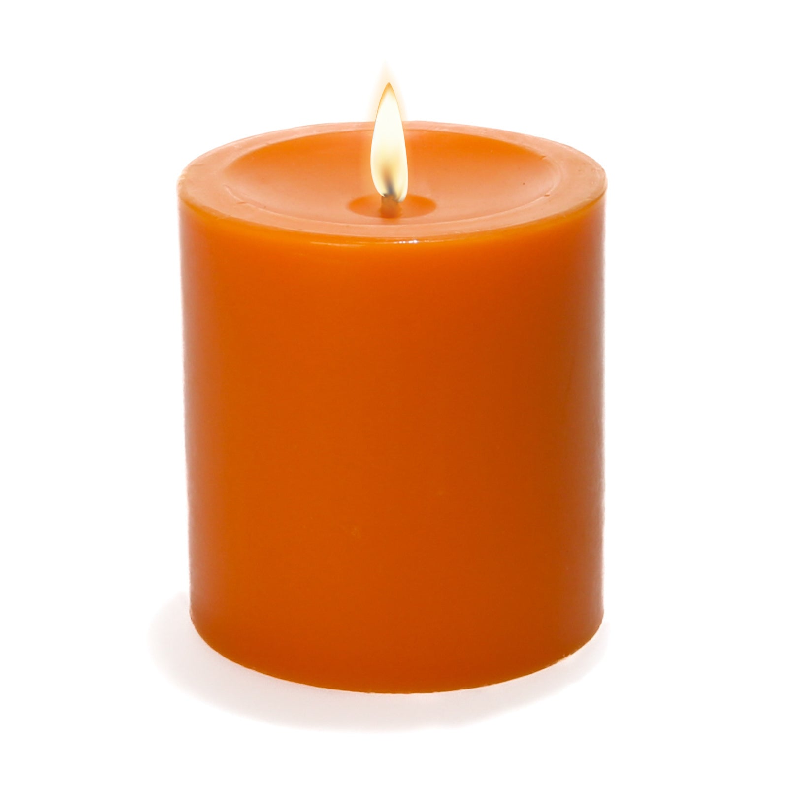 Richland Pillar Candles 3"x3" Orange | Pillar-...