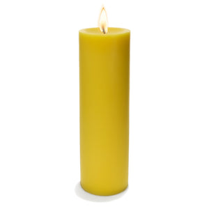 1 of 2: Richland Pillar Candle 3"x9" Yellow