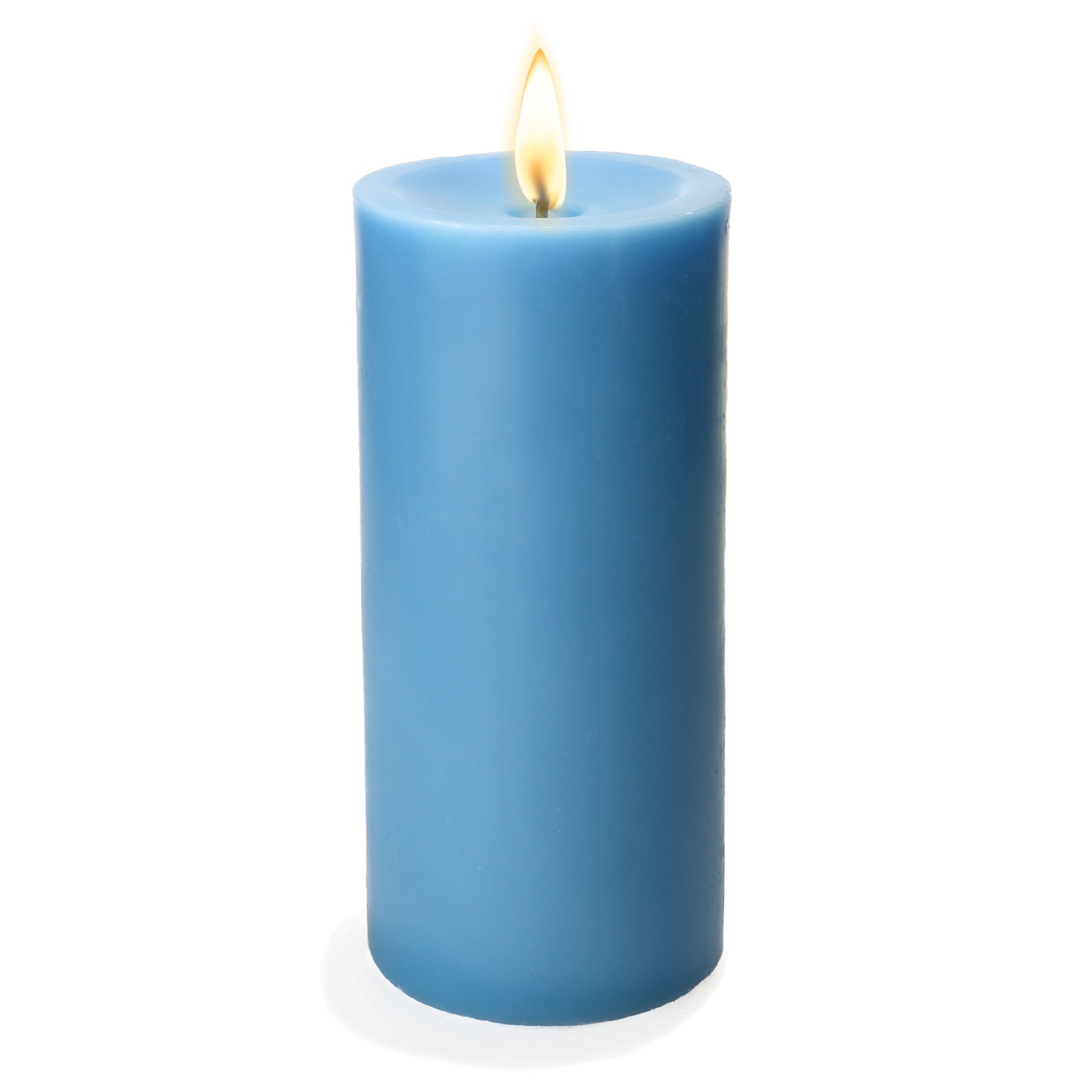 Richland Pillar Candles 3"x6" Light Blue| 
