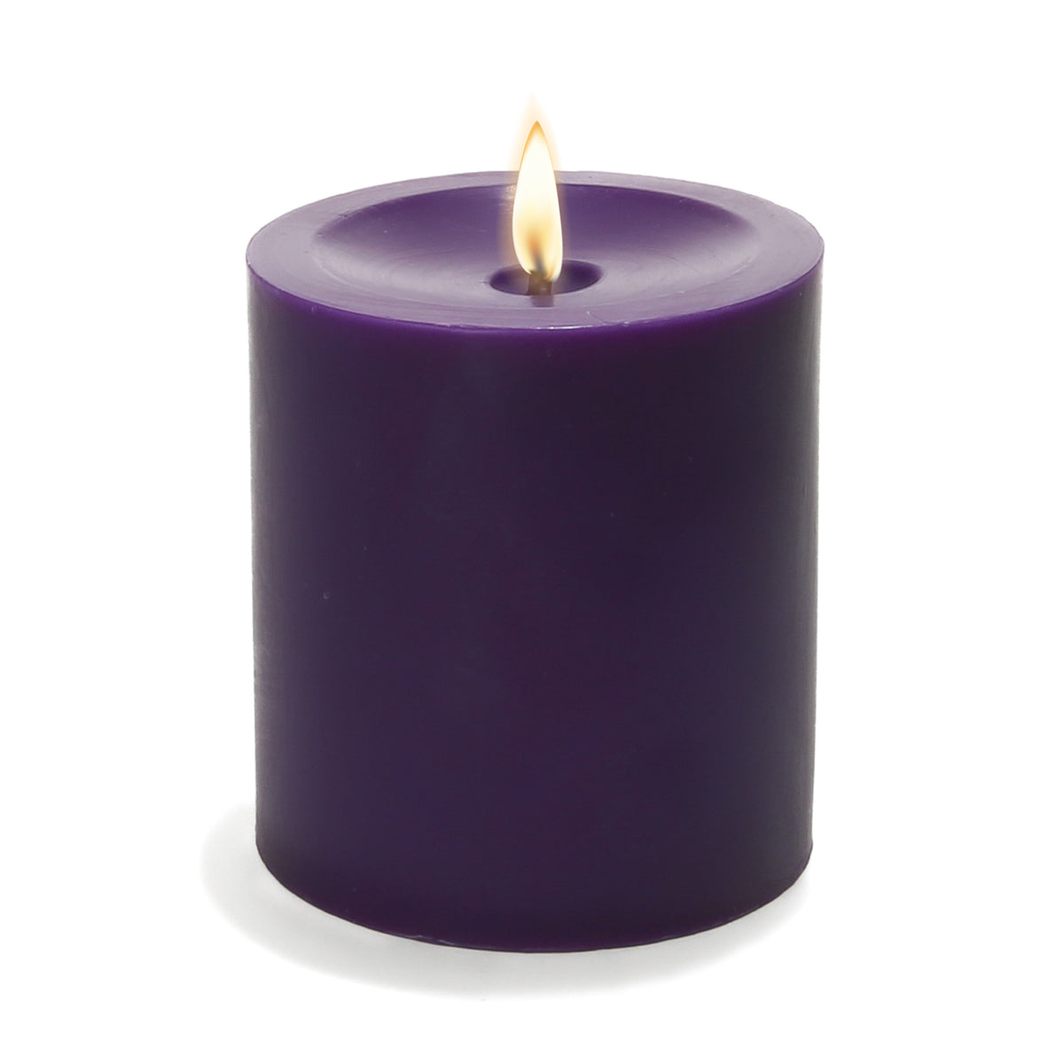 Richland Pillar Candles 3"x3" Purple