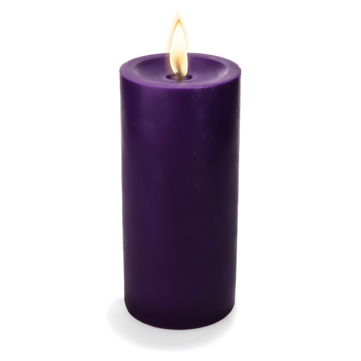 Richland Pillar Candles 3"x6" Purple - view 2