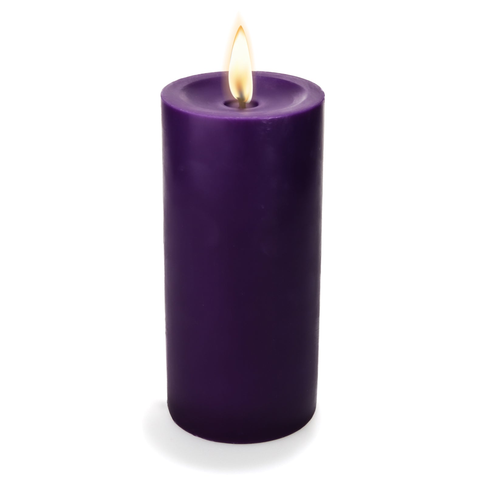 Richland Pillar Candles 3"x6" Purple| Pillar-...
