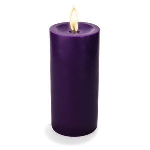 2 of 2: Richland Pillar Candles 3"x6" Purple