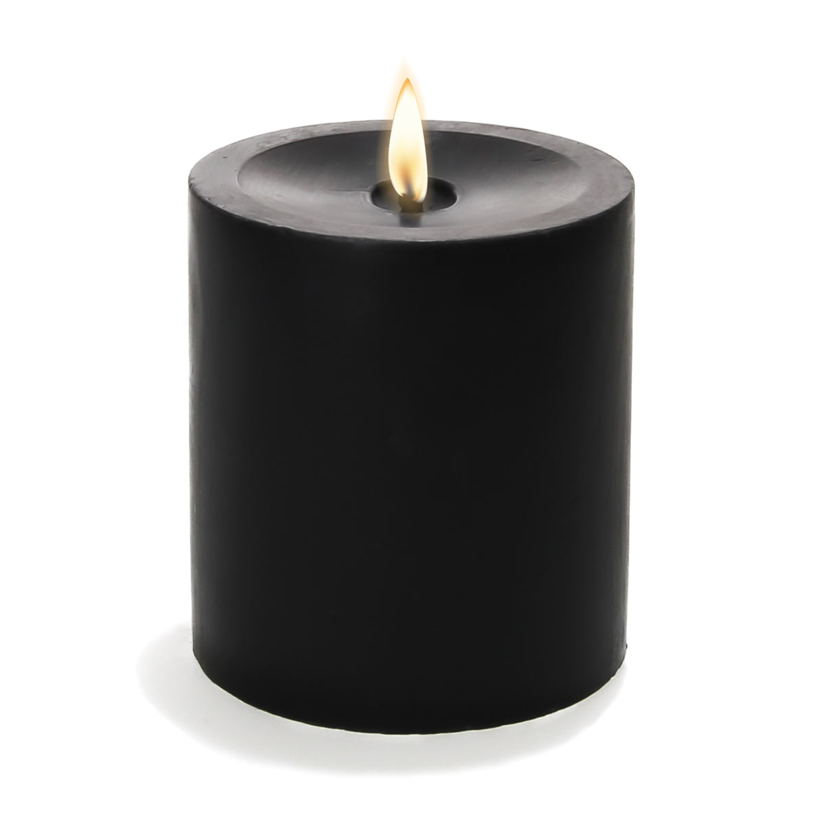 Richland Pillar Candles 3"x3" Black - view 1