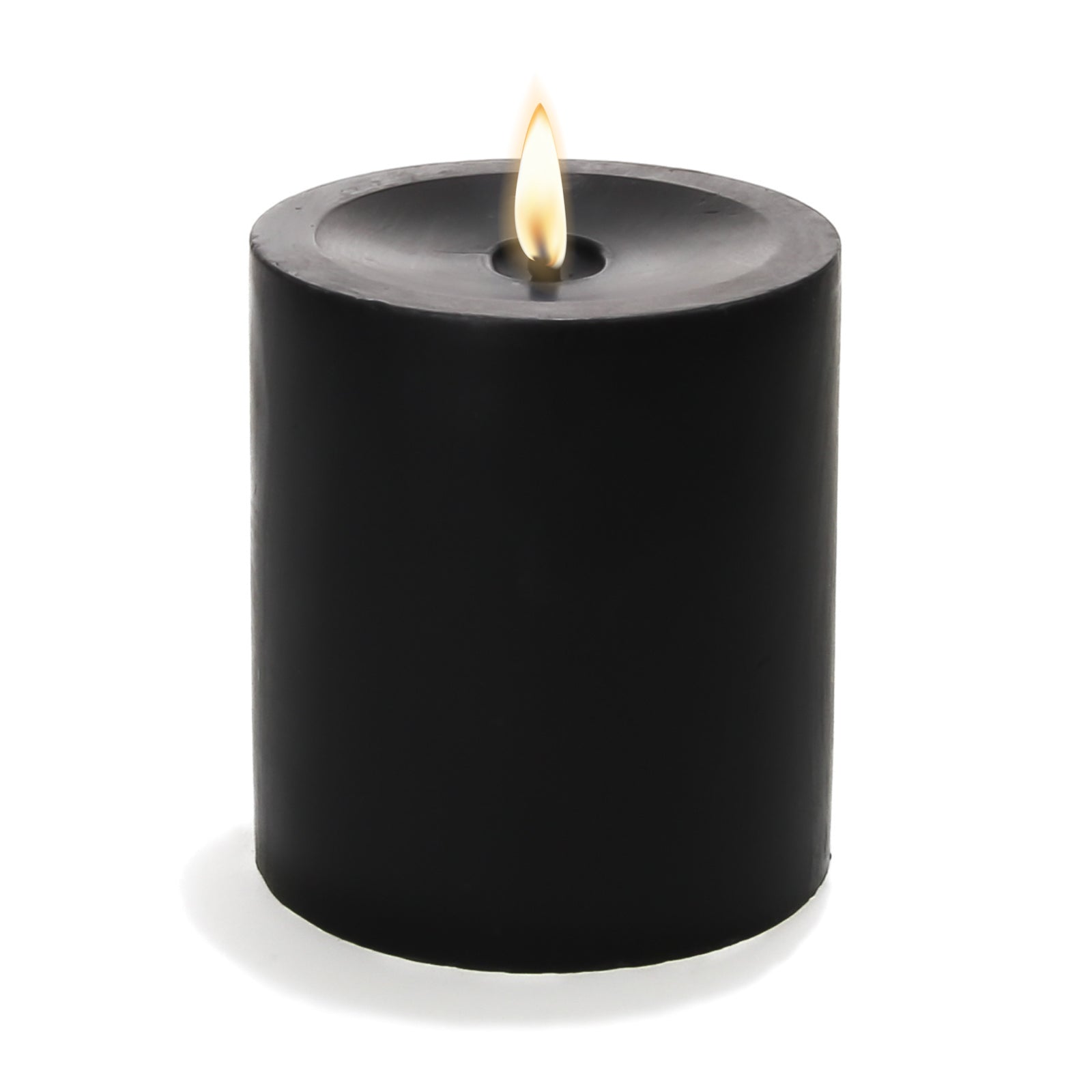 Richland Pillar Candles 3"x3" Black| Pillar-...