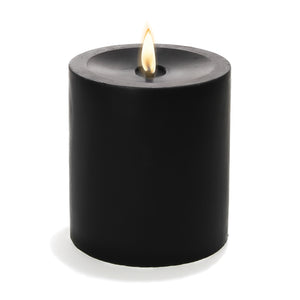1 of 3: Richland Pillar Candles 3"x3" Black