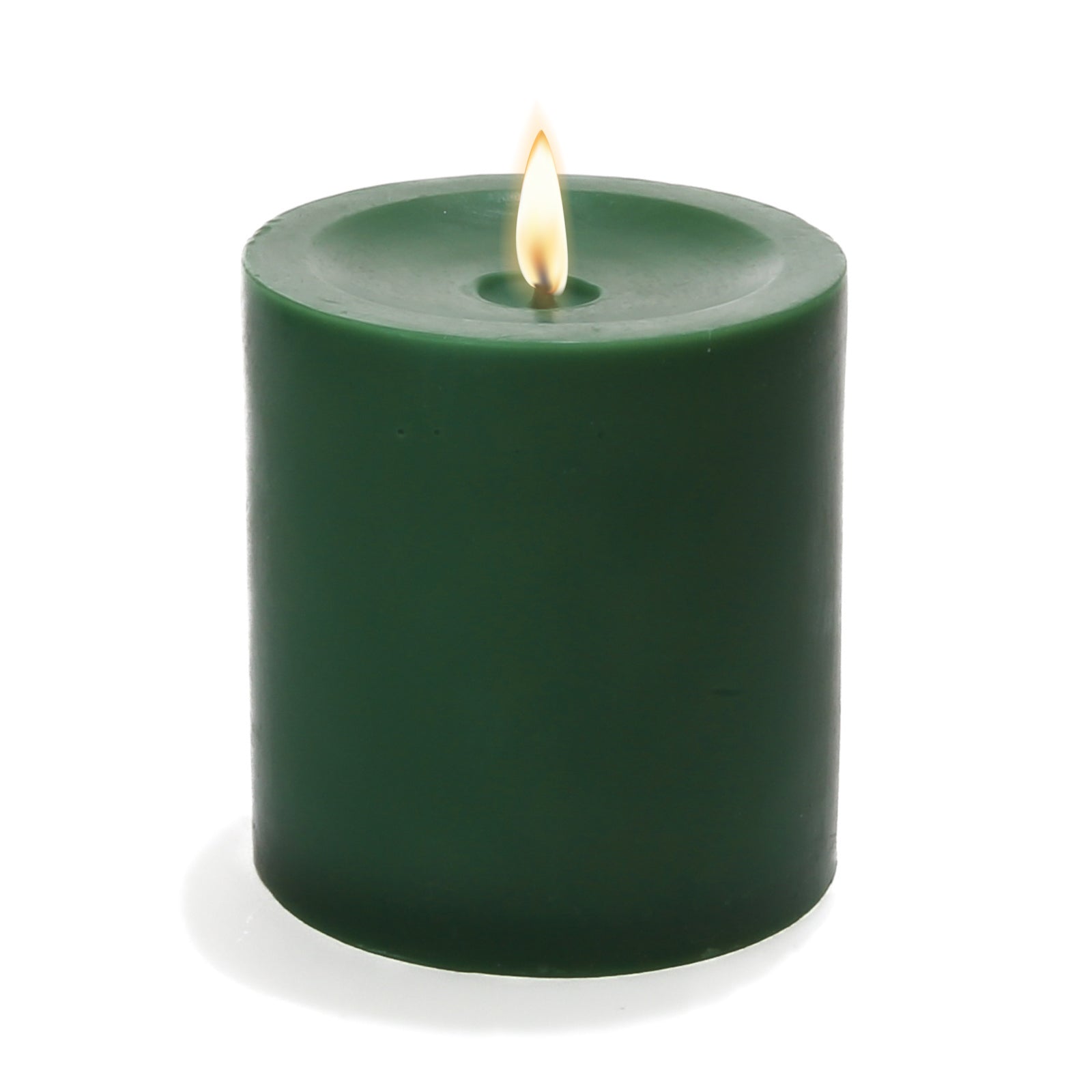Richland Pillar Candles 3"x3" Dark Green| Pillar-...