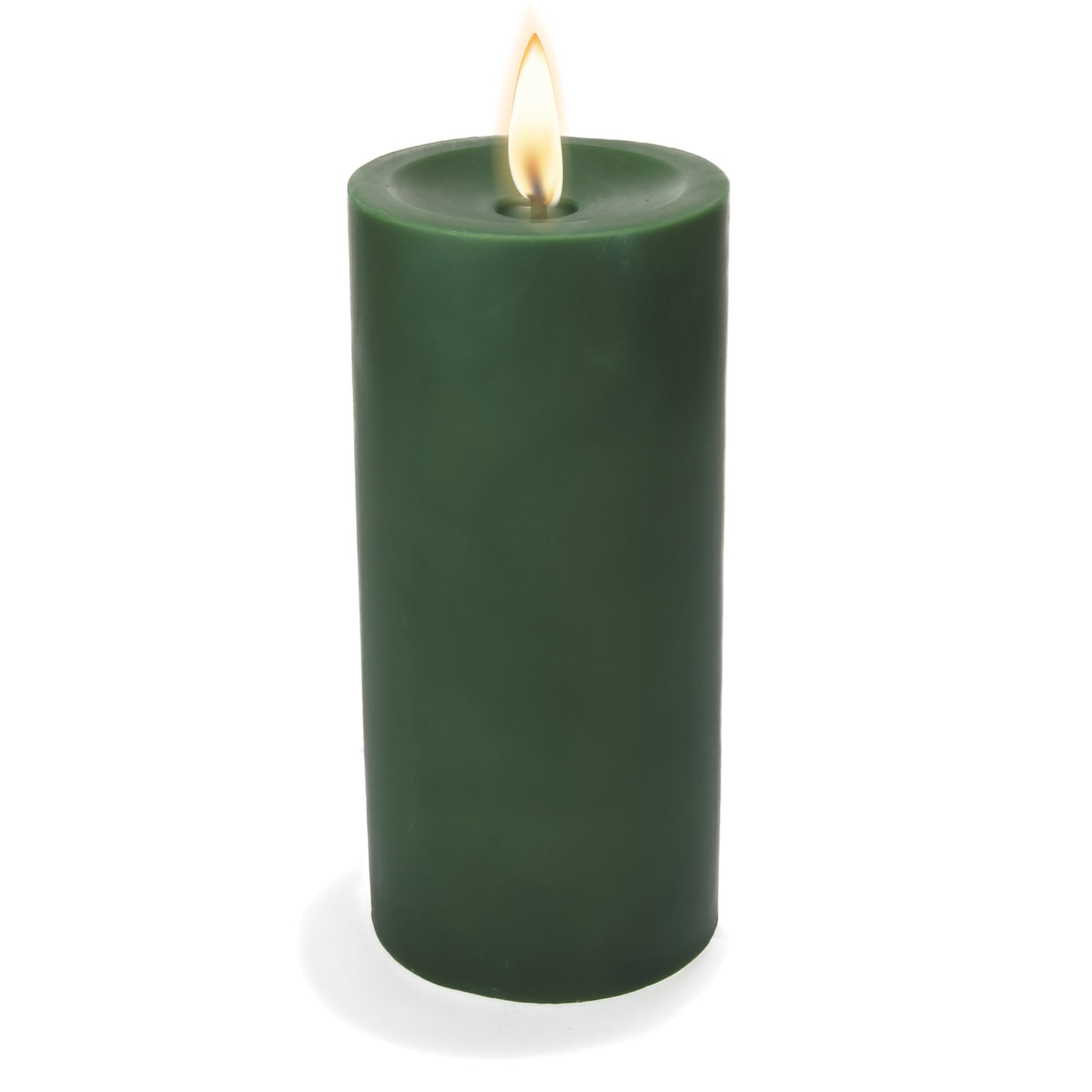 Richland Pillar Candle 3"x6" Dark Green| Pillar-...