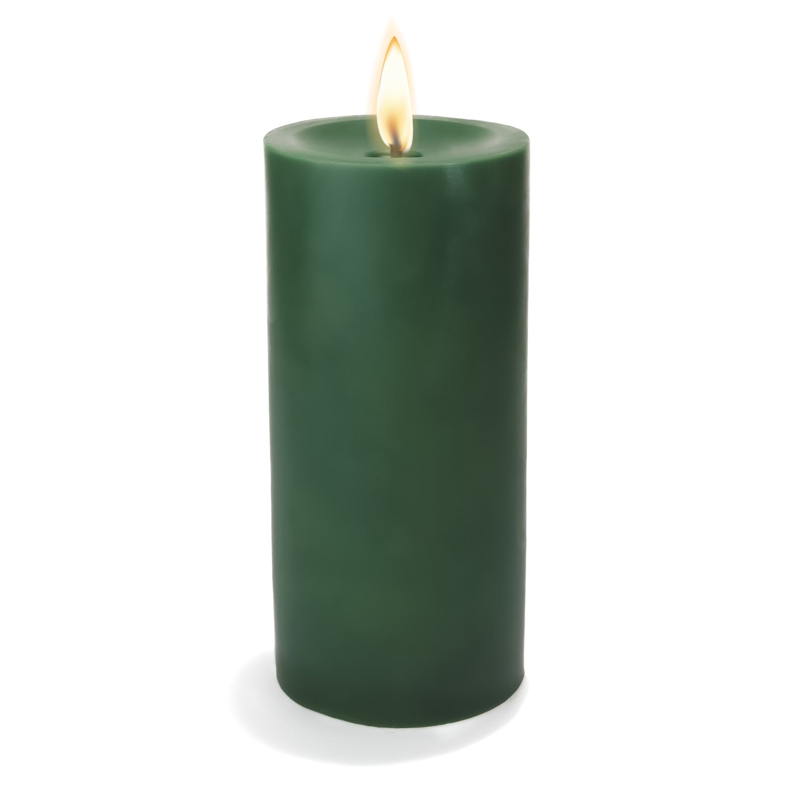 Richland Pillar Candle 3"x6" Dark Green| Pillar-...