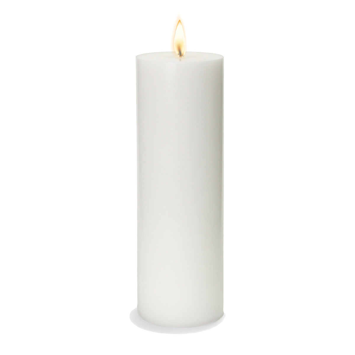 Richland 4" x 12" White Pillar Candle - view 1
