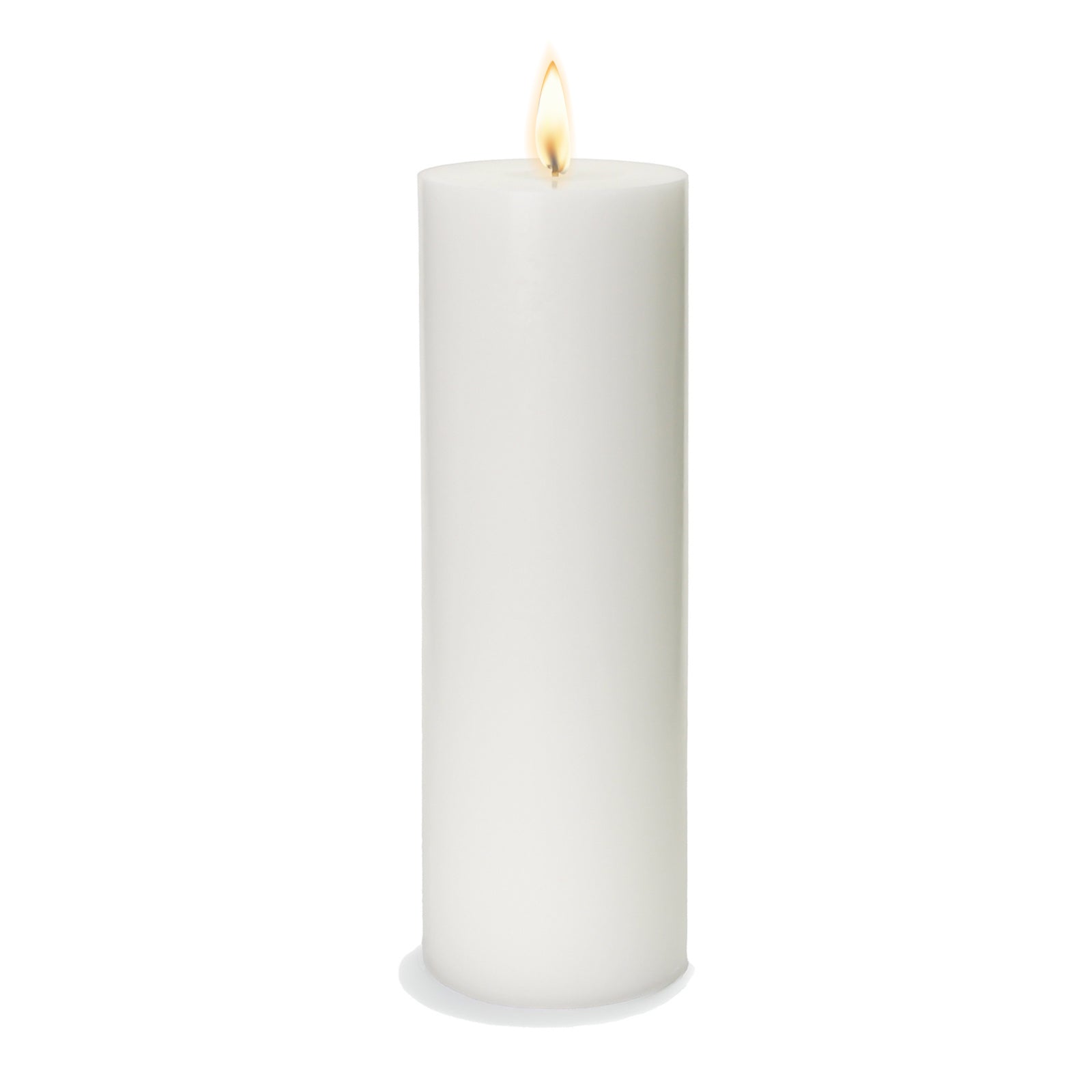 Richland 4" x 12" White Pillar Candle| 6205_01