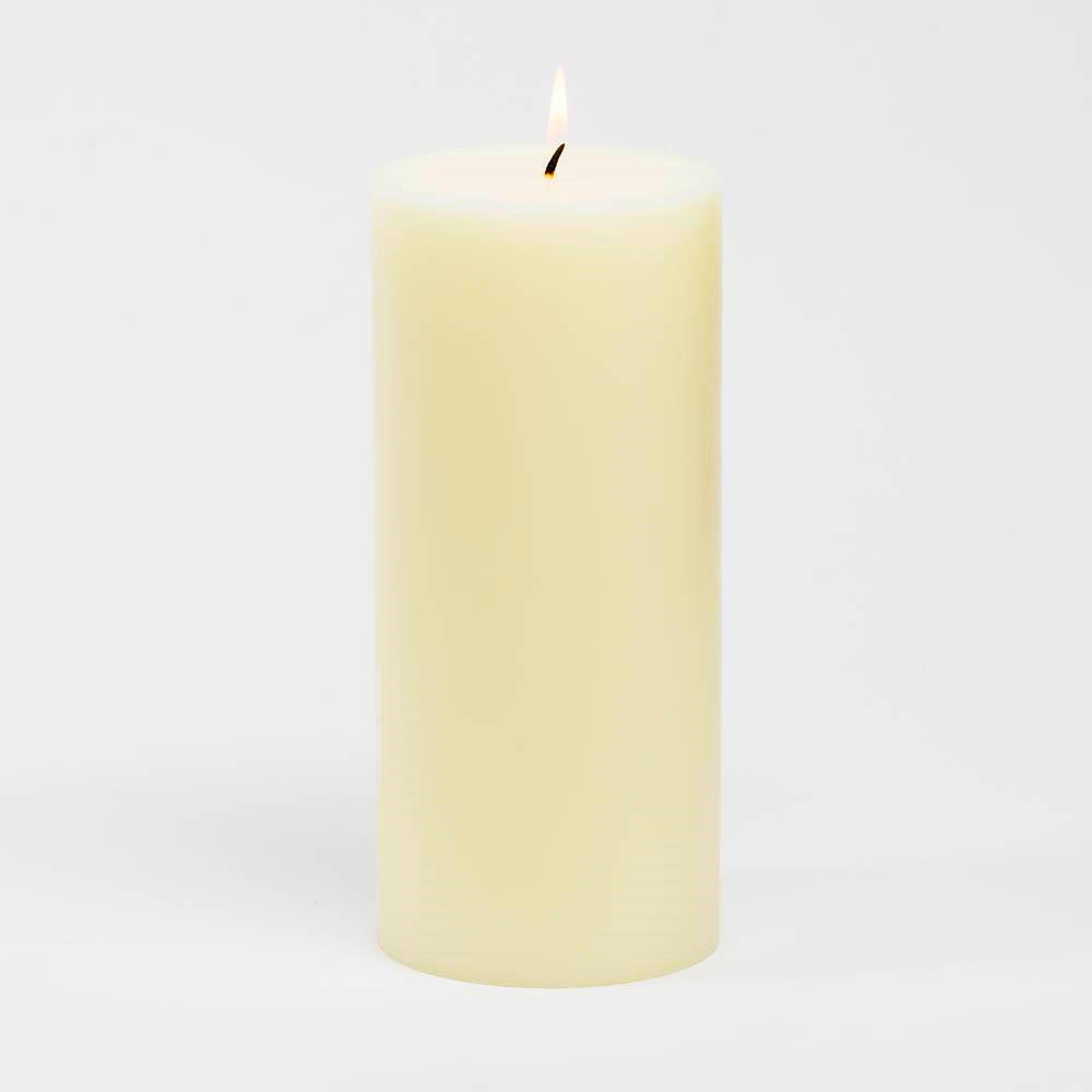 Richland 4" x 9" Ivory Pillar Candle| 6208_01