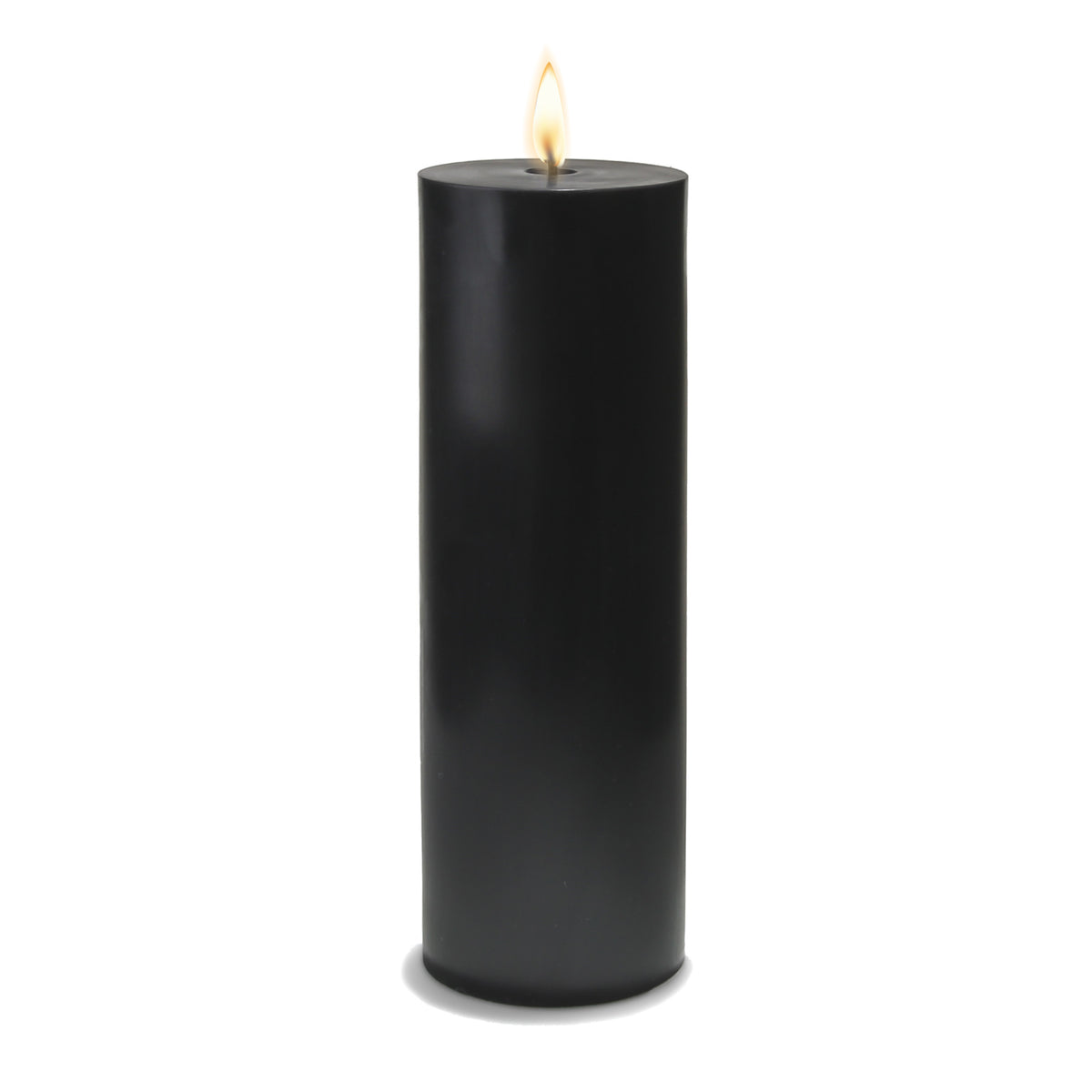 Richland 4" x 12" Black Pillar Candle - view 1