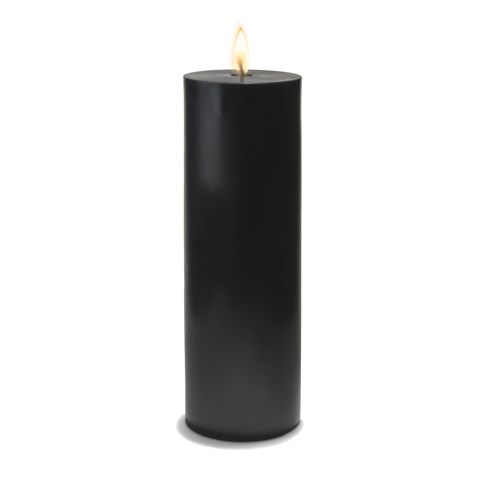 Richland 4" x 12" Black Pillar Candle| 6225_06