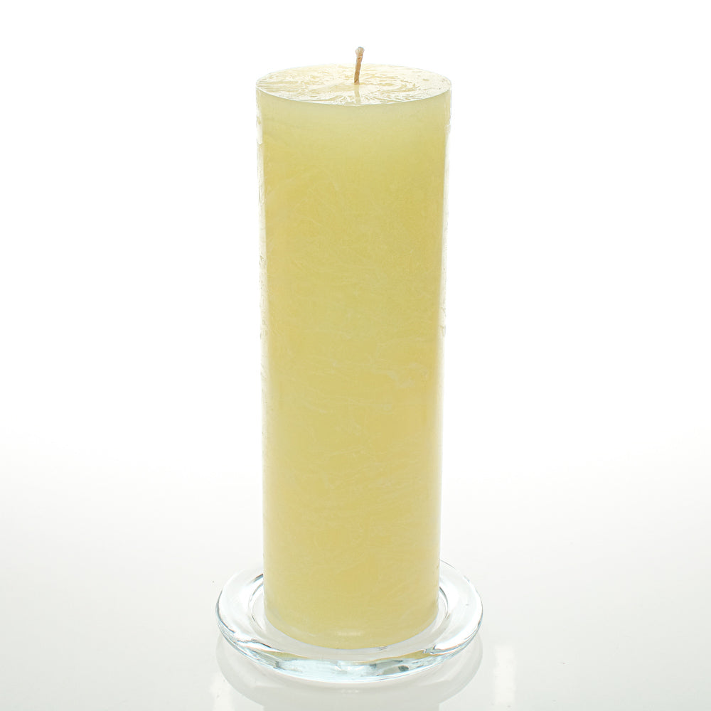 Richland Rustic Pillar Candle 3"x 9" Ivory Set of 6| 6706_06