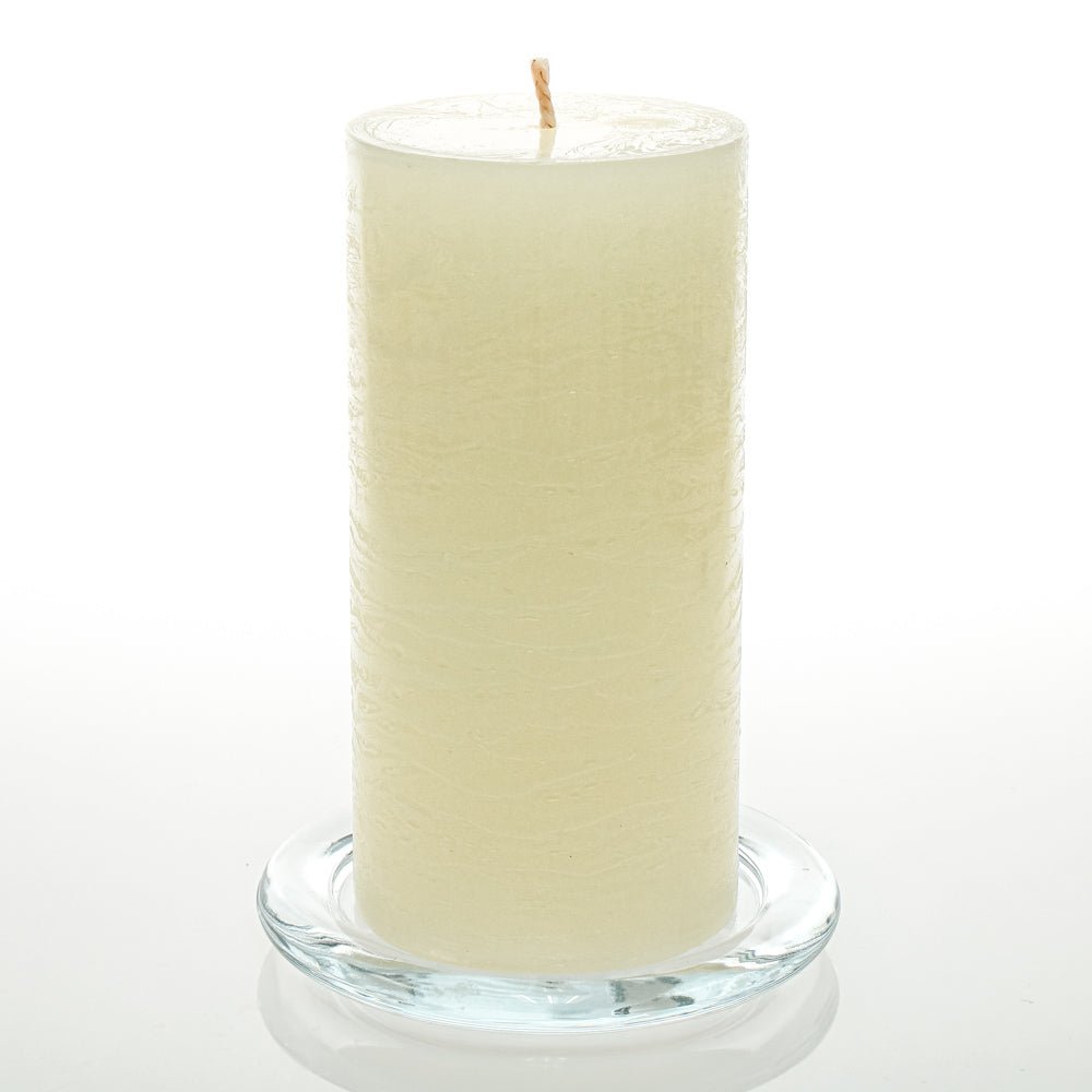 Richland Rustic Pillar Candle 3"x 6" Light Ivory Set of 12 - view 1