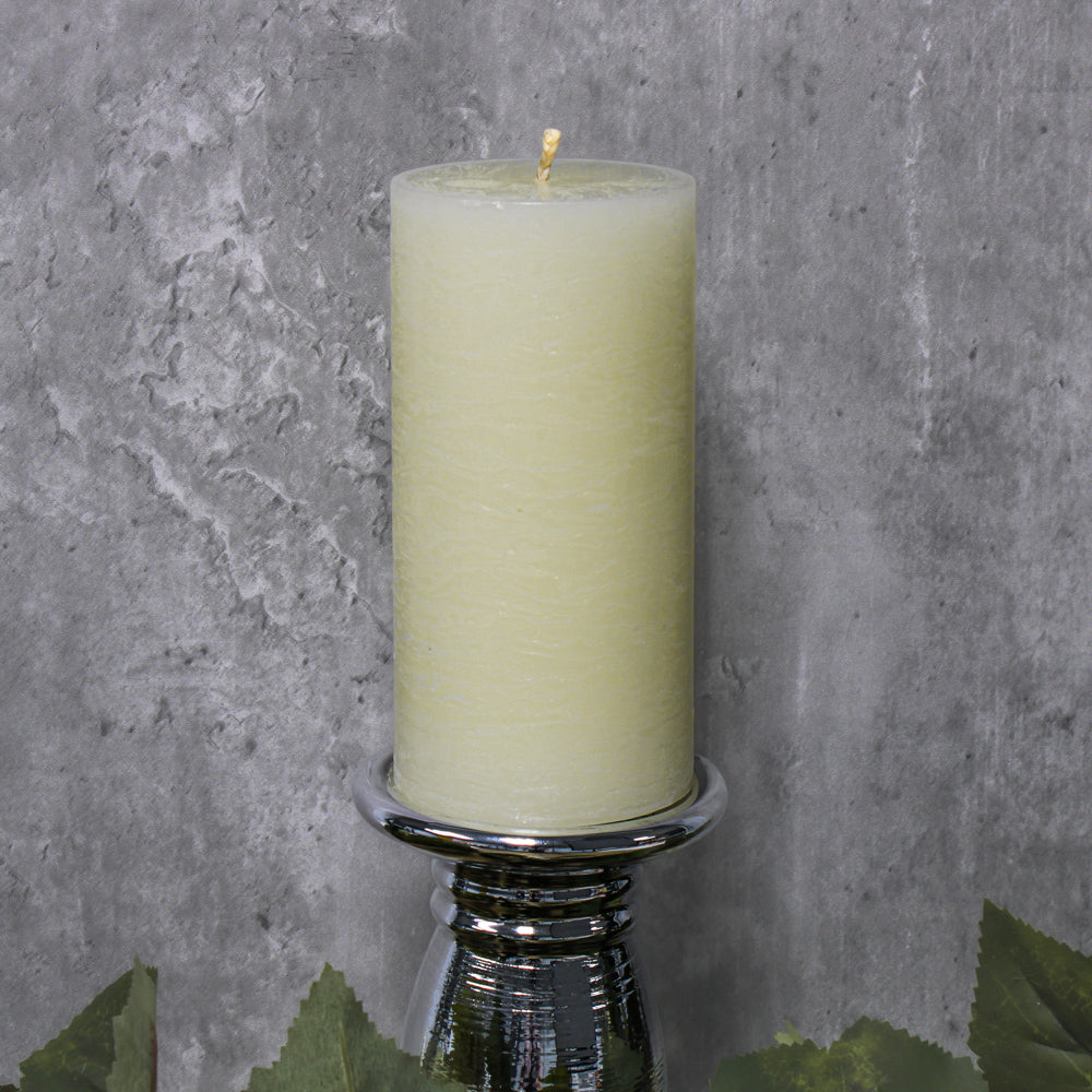 Richland Rustic Pillar Candle 3"x 6" Light Ivory Set of 6 - view 3