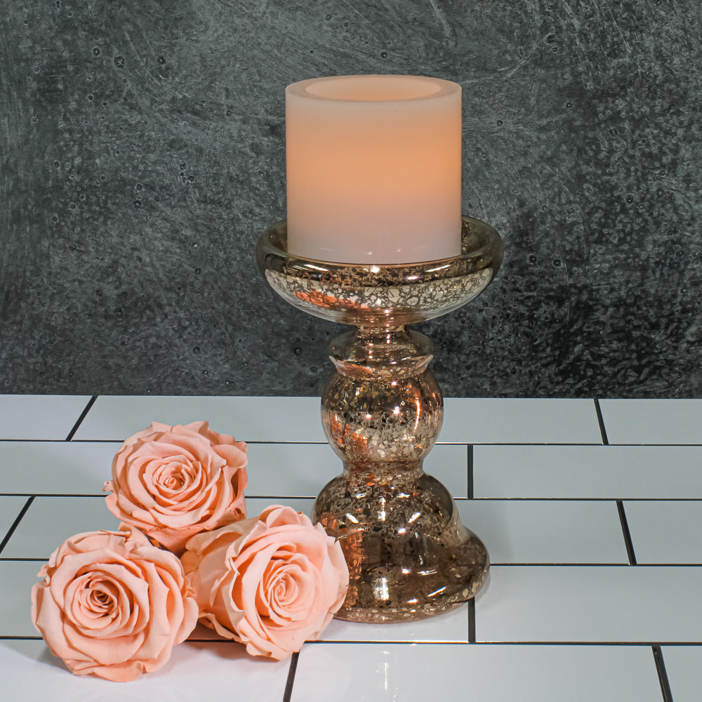 richland flameless led pillar candle 3 x3 white| 
