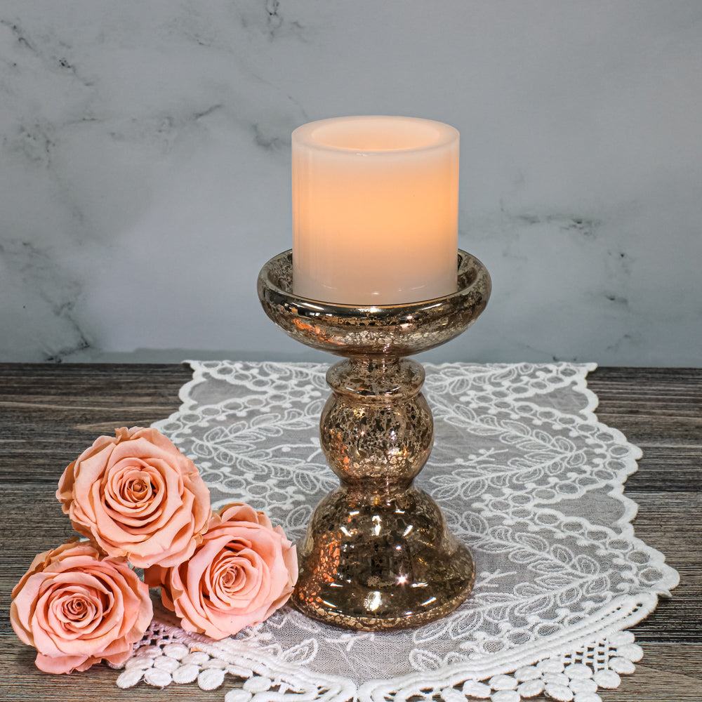 Richland Flameless LED Pillar Candles 3"x3" White Set of 6| 