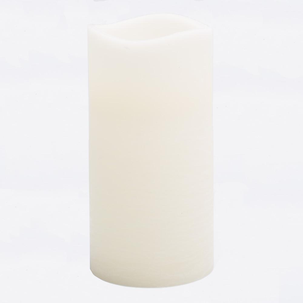 richland led big pillar candles ivory 6 x 12 set of 4 - view 1