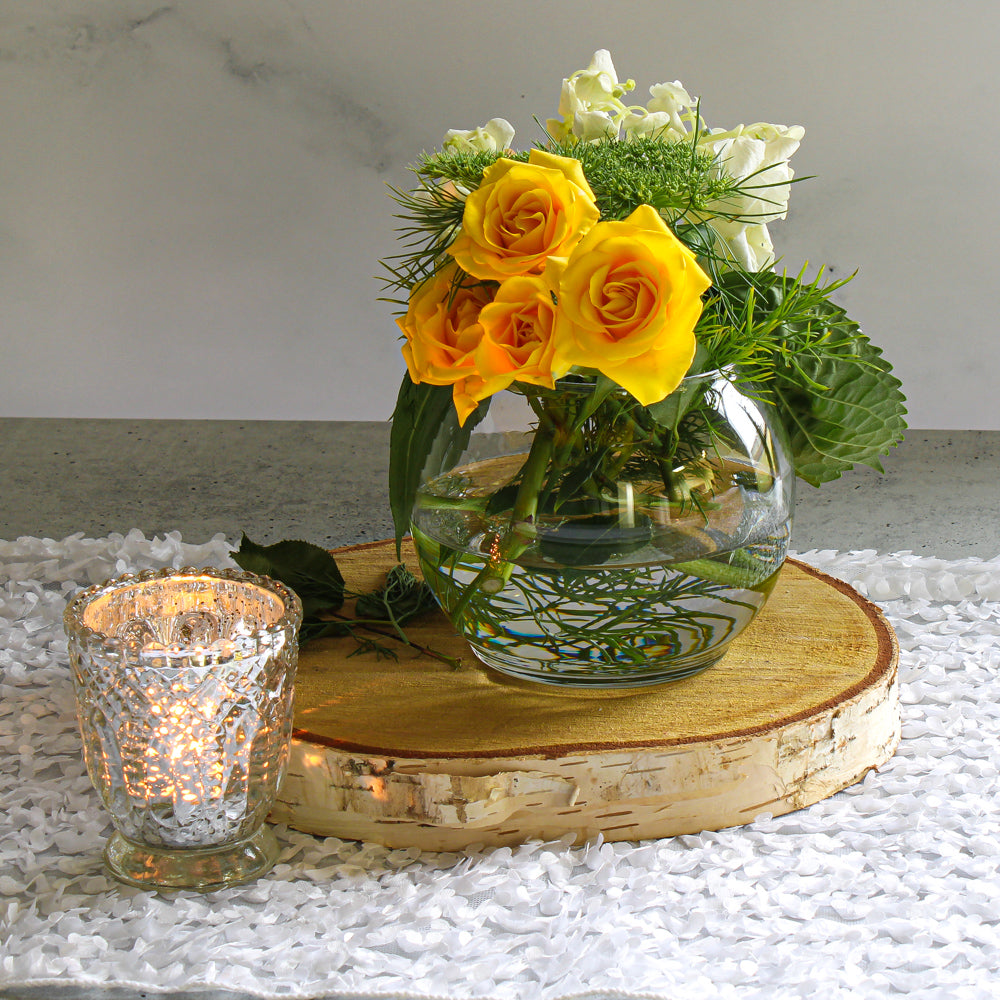 Eastland Bubble Ball Vase 5.5" - view 3