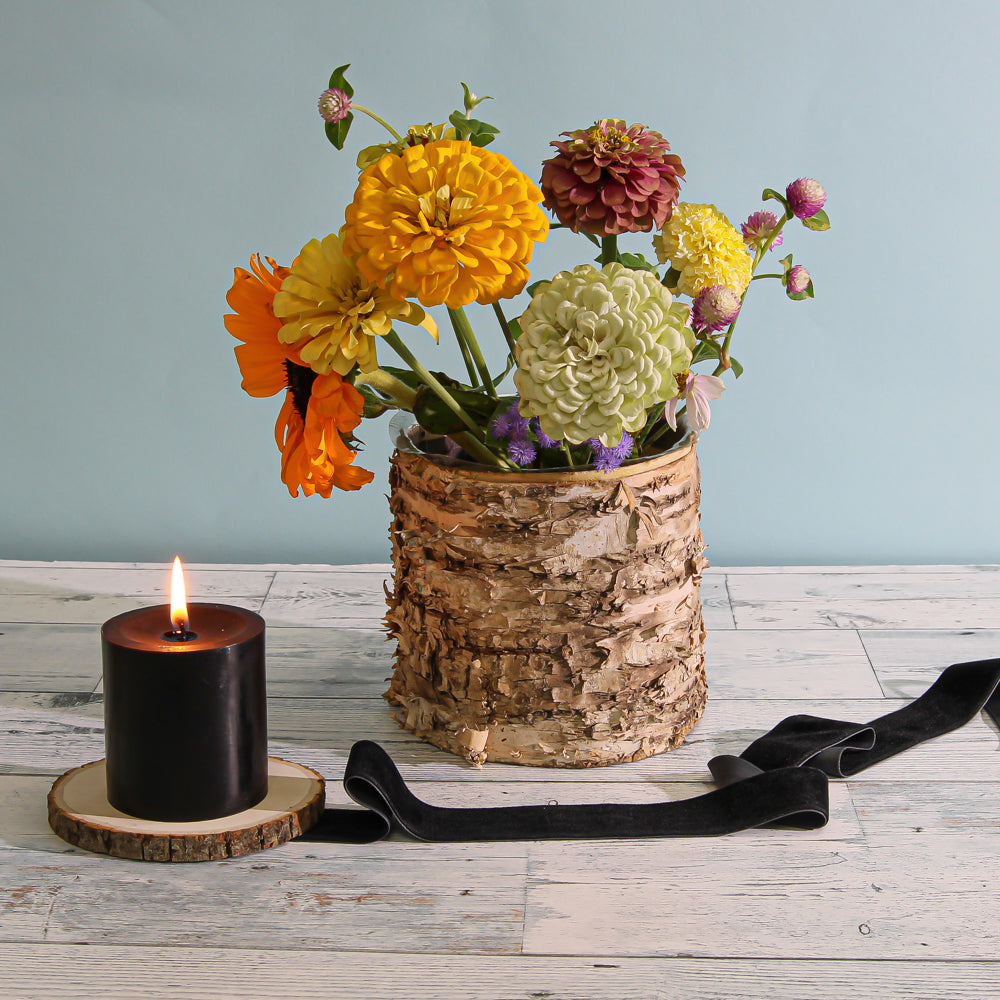 Richland Pillar Candle 3"x3" Black - view 3