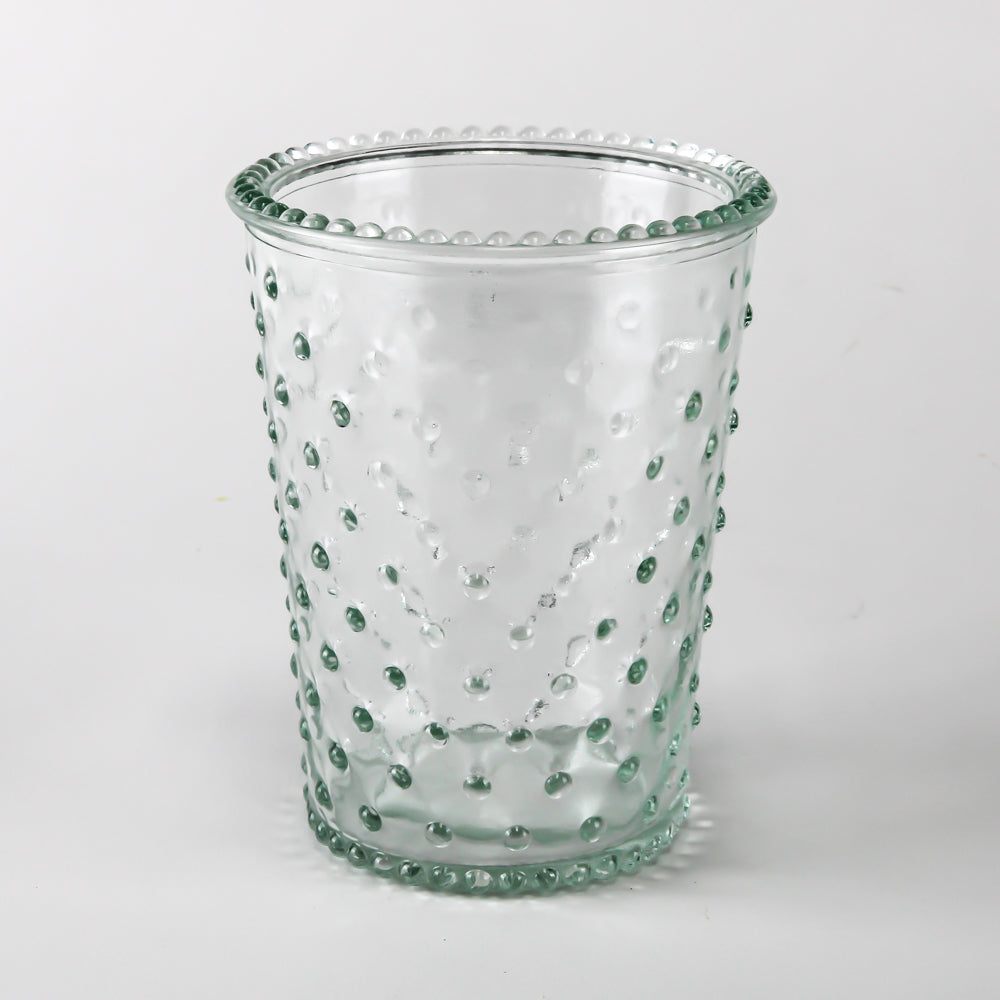 Hobnail Annie Votive Holder & Vase  4" x 5" Clear Glass - view 1