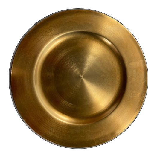 Richland Plain Charger Plate 13" Gold Set of 24| 9032_24
