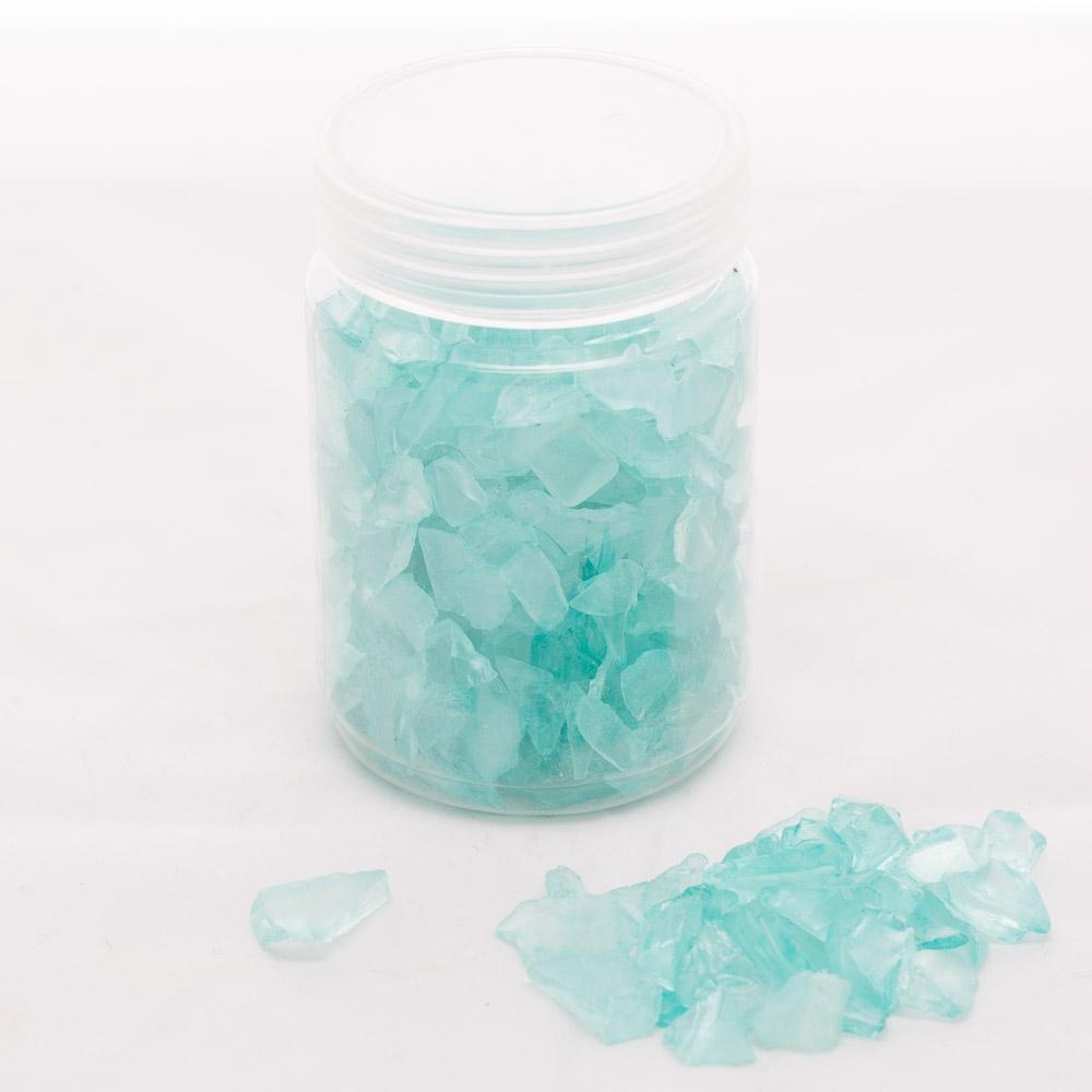 richland glass pebble vase filler blue set of 24| 