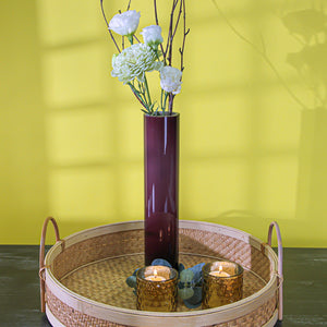 Richland Corine Cylinder Vase Mauve